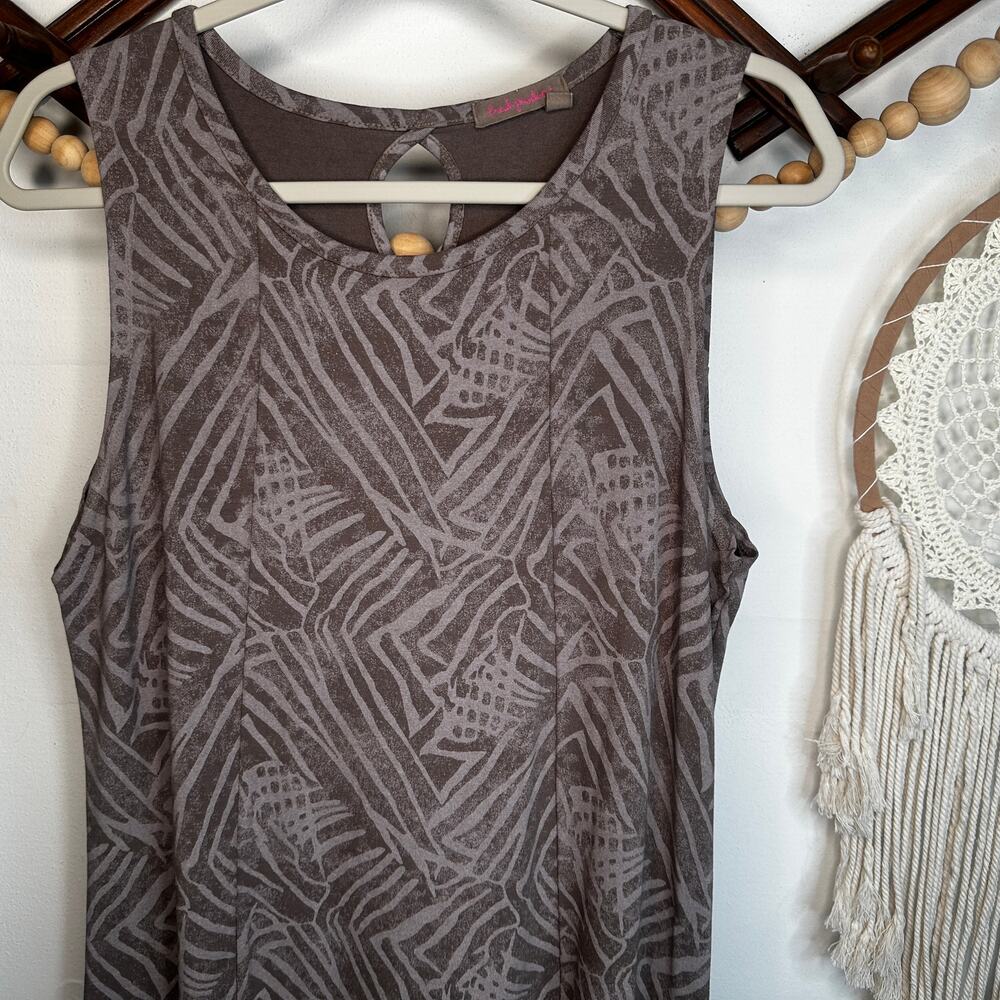 Fresh Produce Tan Pattern Dress